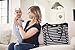 SoHo Louvre Diaper Bag Large (9 Piece, Black White)