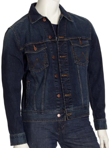 Wrangler JEANSJACKE W4481514W Herren Jacken, Gr. (S), Blau (DARK STONE ) Preisvergleich