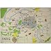 Paris Modern Economic Map~ Cavallini Gift Wrap or Decoupage Paper