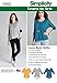 Simplicity 1062 Learn to Sew Knit Tunic Top Sewing Pattern for Women, Sizes XXS-XXL