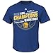 Golden State Warriors 2015 NBA Finals Champs Team Roster and Banner Blue T-shirt
