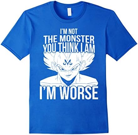 Men's I'm Not A Monster Large Royal Blue