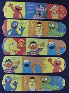 Sesame Street 21 Ceiling Fan Blades Find Discount Tiennn18