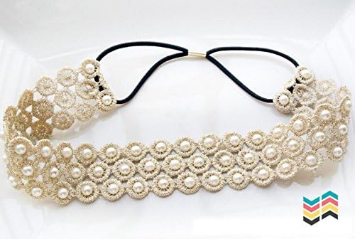 Palytte Pearl Lace Headband