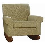 Upholstered Oxford Club Rocker