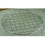 UDTEE New/Durable Stainless Steel Multi-Purpose Wire Steaming Cooling and Baking Barbecue Rack,Pattern A (with legs)