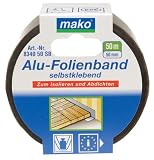 Produkt-Bild: Aluminiumklebeband-Aluklebeband-Aluband-Aluminiumband-alubedampft-50mm-x-50m