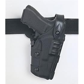 Safariland 6070 Raptor Level III, Mid-Ride UBL Holster - Basket Black, Right Hand 6070-777-81 by