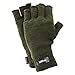 FLOSO® Mens Thermal Fingerless Gloves (3M 40g) (One Size Fits All) (Black)
