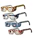 Christmas Glasses for Children - Holiday Eyes (TM) - 6 Pairs - 4 Styles - Snowflake, Snowman, Reindeer and Santa