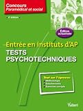 Revue Vuibert  / Tests psychotechniques : Entrée en institut d'AP