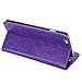 iPhone 6 Plus Case, LK [Stand Feature] iPhone 6 Plus Wallet Case, PU Leather Case Flip Cover + Screen Protector & Stylus for iPhone 6 Plus (Purple)