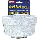 Lixit Quick-Lock Crock Food & Water Bowl - 40 oz