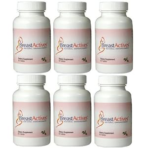 Breast Actives Breast Enhancement Capsules (Six Month Supply)