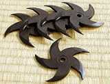 Halloween Ninja Rubber Throwing Star - Gomagari Shuriken - 5pc Set