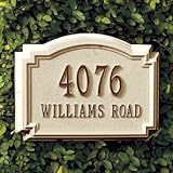 IMAGE OF Williamsburg Standard-Size Address Plaques - Bronze/Gold, Wall - Grandin Road