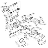 �V�}�m(SHIMANO) 98�c�C���p���[6000H �p�[�c:�t���N�V���������O(���iNO47) 01353