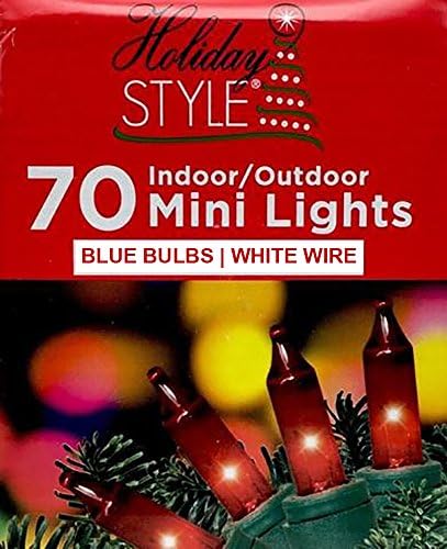 Holiday Style 70 Indoor/Outdoor Mini Lights - Blue