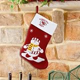 Kansas City Chiefs Snowman Felt Stocking