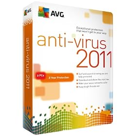 AVG Antivirus, 2 User 2011, 2 Year Subscription (PC)