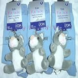 3 pairs Girls Kitty Socks & Keyrings sets various sizes available