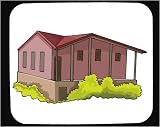 Mouse Pad with Puerto Rico, structure, bungalow