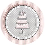 Elegant Wedding Dessert Plates, 8ct