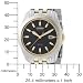 Citizen Men's BM6734-55E Eco-Drive Two-Tone Stainless Steel Black Dial Watch