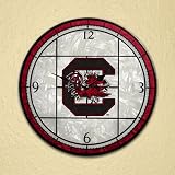 Art Glass Clock-South Carolina
