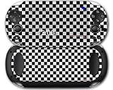 Sony PS Vita Skin Checkered Canvas Black and White by WraptorSkinz