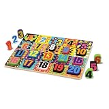 Melissa & Doug Jumbo Numbers Wooden Chunky Puzzle