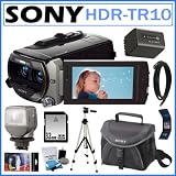 Sony HDR-TD10 High Definition 3D Handycam Camcorder with 10x Optical Zoom + 32 GB Card + Extra Sony Battery + Sony Camcorder Case + Sony Camcorder Flash + Accessory Kit