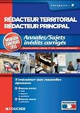 Annales / sujets in�dits corrig�s R�dacteur Territorial / R�dacteur Principal Cat B NV Concours 2013