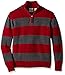 The Children's Place Big Boys' Stripe Zip Neck Sweater