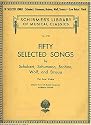Fifty Selected Songs for Low Voice by Schubert , Schumann, Brahms, Wolf, and Strauss, Original Texts with English Version (Vocal) (Schirmer's Library of Musical Classics, 1755)