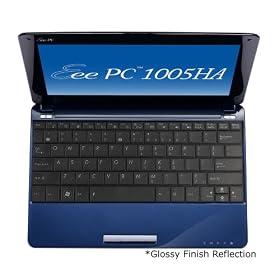ASUS Eee PC 1005HA-PU1X-BU 10.1-Inch Blue Netbook - 10.5 Hour Battery Life