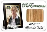ProExtensions #24/27 Light Blonde w/ Golden Lowlights Pro Fringe Clip In Bangs