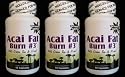 ACAI Fat Burn #3 all Natural Diet Pill with Green Tea, Grapefruit, Apple Cider, and more for Weight Loss