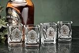 Shot Glasses w/ Pewter Golf Emblem 1.5 oz. (Set of 4)