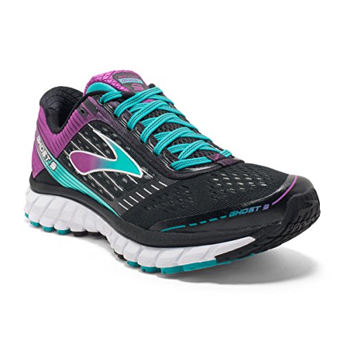 Brooks Women's Ghost 9 Black/Sparkling Grape/Ceramic 7