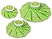 HomeTop 3 Pack Healthcare Reusable Ice Bag Pack for Cold Therapy (Green/White Checkered)