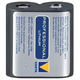 Varta Professional Litium CR-P2 6V Battery 6204
