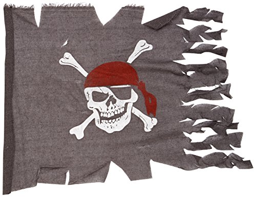 Weathered Pirate Flag Party Accessory (1 count) (1/Pkg)