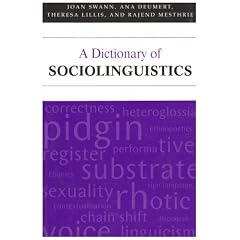 A Dictionary of Sociolinguistics