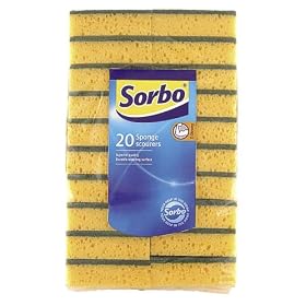 PACK 20 SPONGE SCOURERS