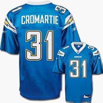 Antonio Cromartie San Diego Chargers #31 Replica Reebok NFL Football Jersey (Air Force Blue)