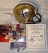 Reggie Bush Autographed/Hand Signed New Orleans Saints Mini Helmet