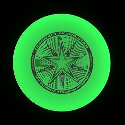 Nite Glow Ultrastar 175 g - Glow in the Dark Flying Disc Made in the USA