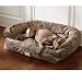 Lounger Deep Dish Dog Bed / Large, Herringbone, Large