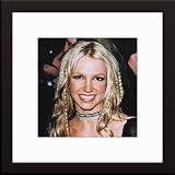 Britney Spears Custom Framed And Matted Color Photo Total Size: 20x20 Inches